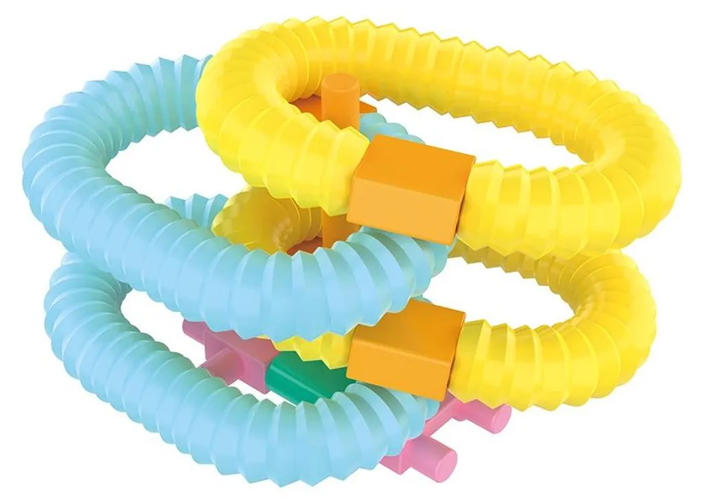 Kit STEM Genius Toy avec tubes souples et connecteurs pour constructions - 2