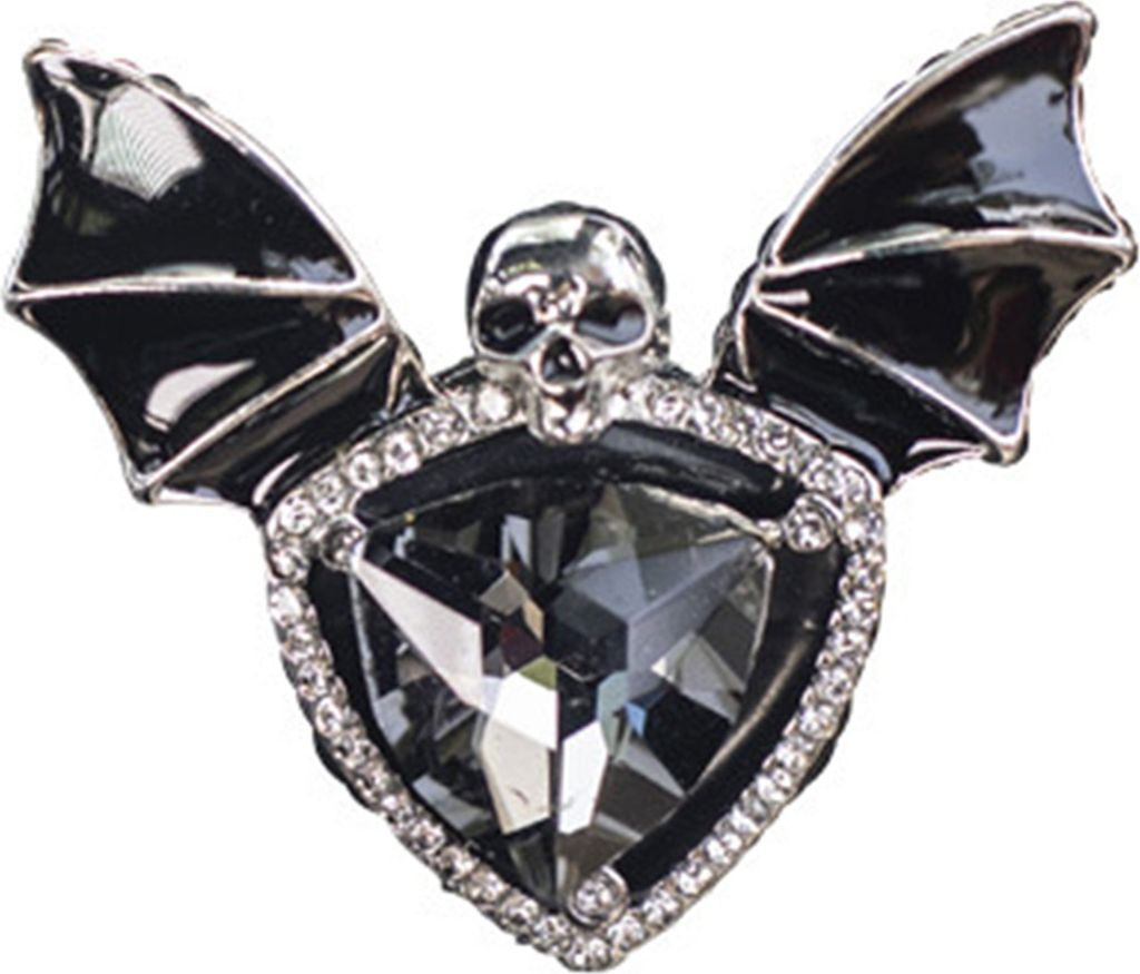 Auto-Entlüftungsclip, Fledermaus-Totenkopf-Form, Strass-Dekor, Auto-Lufterfrischer-Clip, Parfüm-Aromatherapie, Auto-Innenausstattung