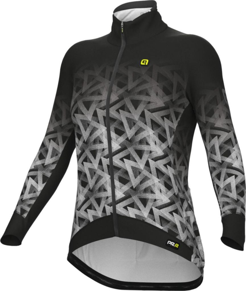 ALÉ Fahrrad-Thermojacke - PYRAMID PR-R - Weiß/Schwarz L