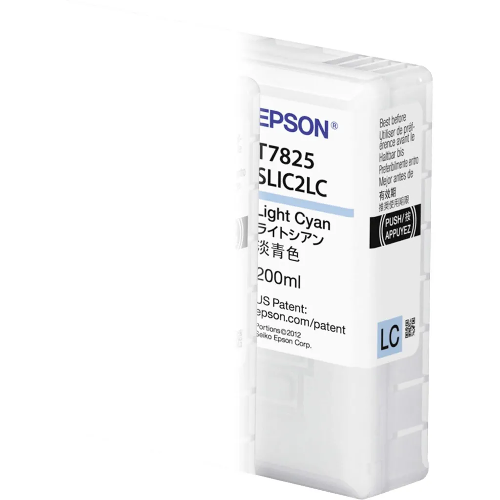 Cartouche Epson T7825 Cyan Clair 200 ml - Finis les Dégradés Granuleux