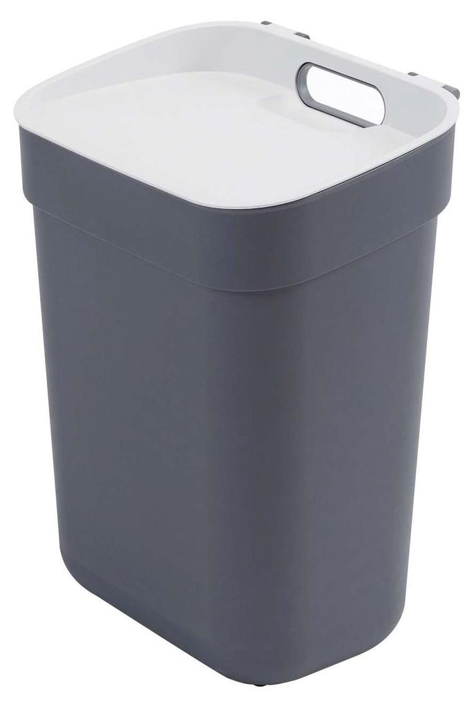 Curver Mülleimer Ready to Collect 10L grau - stapelbar und Produktbild 