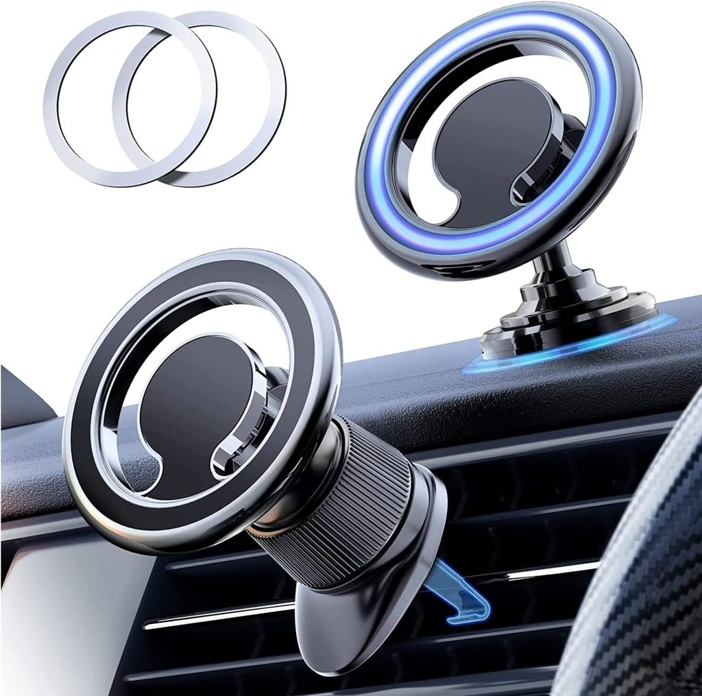 Handyhalterung Auto Magnet Kompatibel mit MagSafe Autohalterung Dashboard Magnetischer handyhalter fürs Auto Lüftung KFZ Handy Halterung Auto