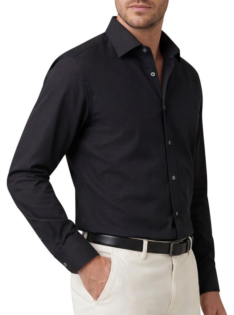 Olymp Hemd Level 5 schwarz Body Fit Produktbild 