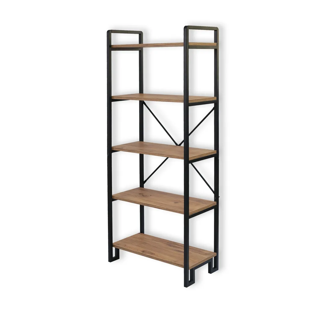 Bibliothèque Abel Robuste en Mélaminé : Solution de Rangement Pin - 3