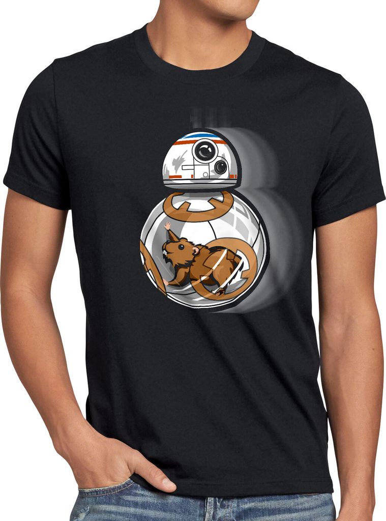 A.N.T. BB-8 Hamster Herren T-Shirt astro droide roboter r2-d2