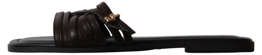 Flache Sandalen zum Reinschlüpfen