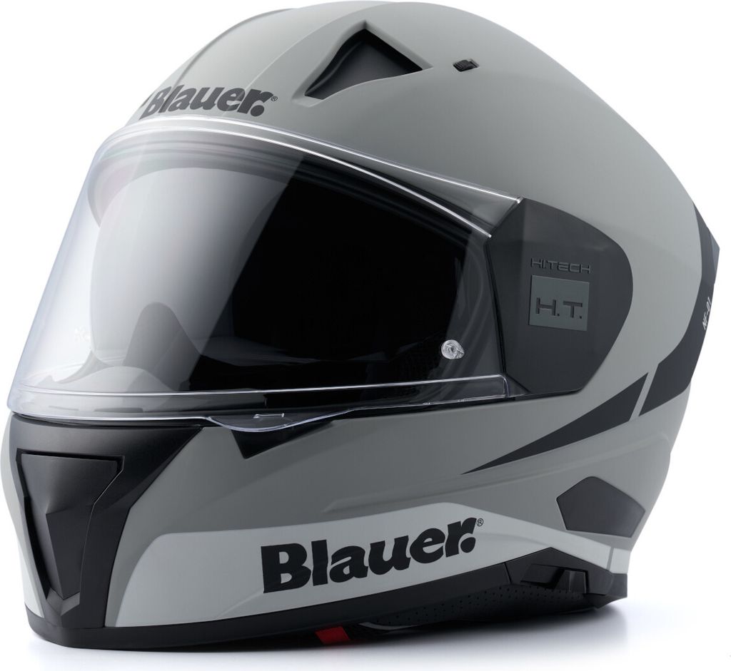 Blauer Naca NF01A Helm, grau matt, S (54/56)