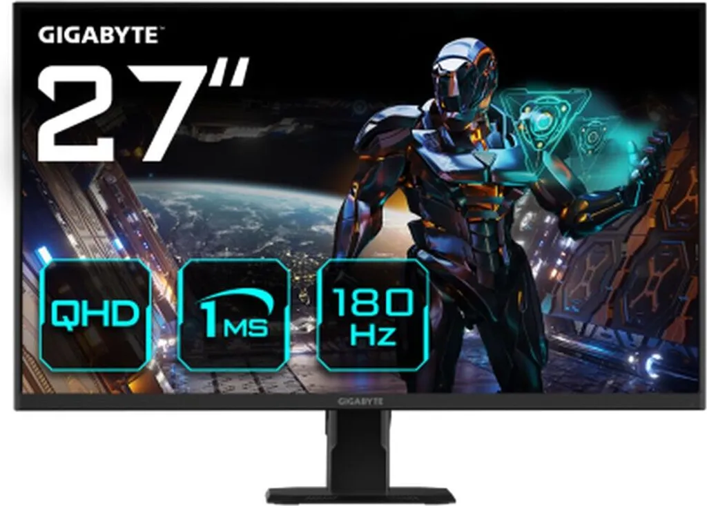 Moniteur Gaming Gigabyte GS27QA 1440p 27 pouces avec dalle IPS fluide