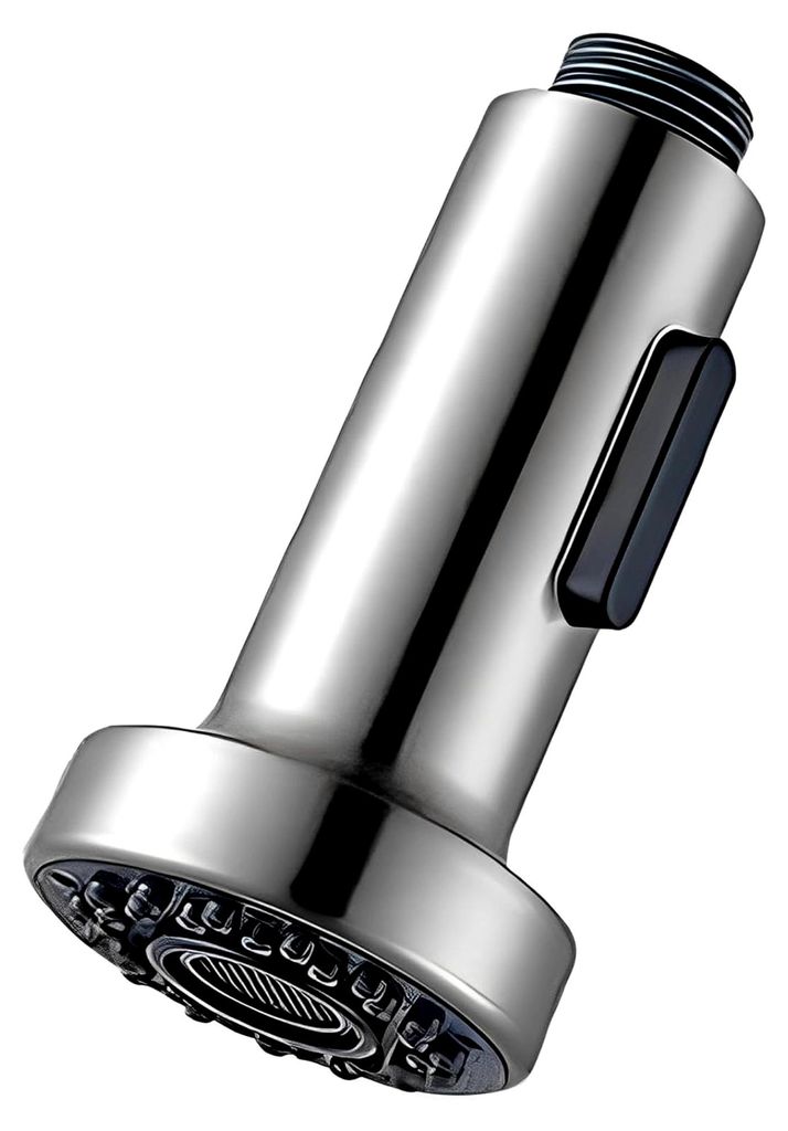 Sprühkopf für Wasserhahn, Küchen- und Badarmatur (Silber, 1/2", Gebürstet)