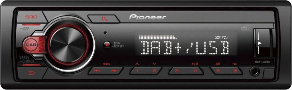 Pioneer MVH-130DABAN mit DAB Antenne Produktbild 