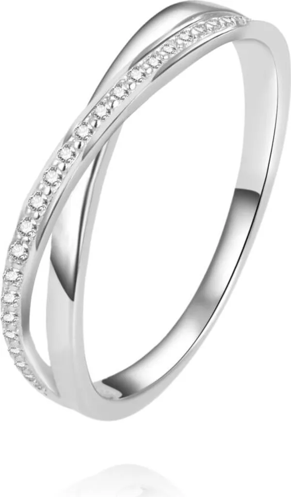 Anello Grazioso Doppio Argento e Zirconi 52mm AGG225_2 | Tendenze 2026