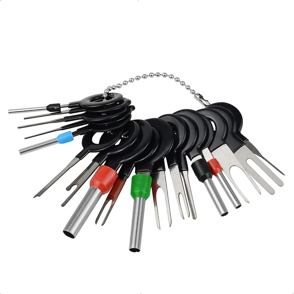 Brateuanoii 41 Pièces Outils De Déverrouillage Voiture - Kit Extracteur Connecteurs Câbles Bleu
