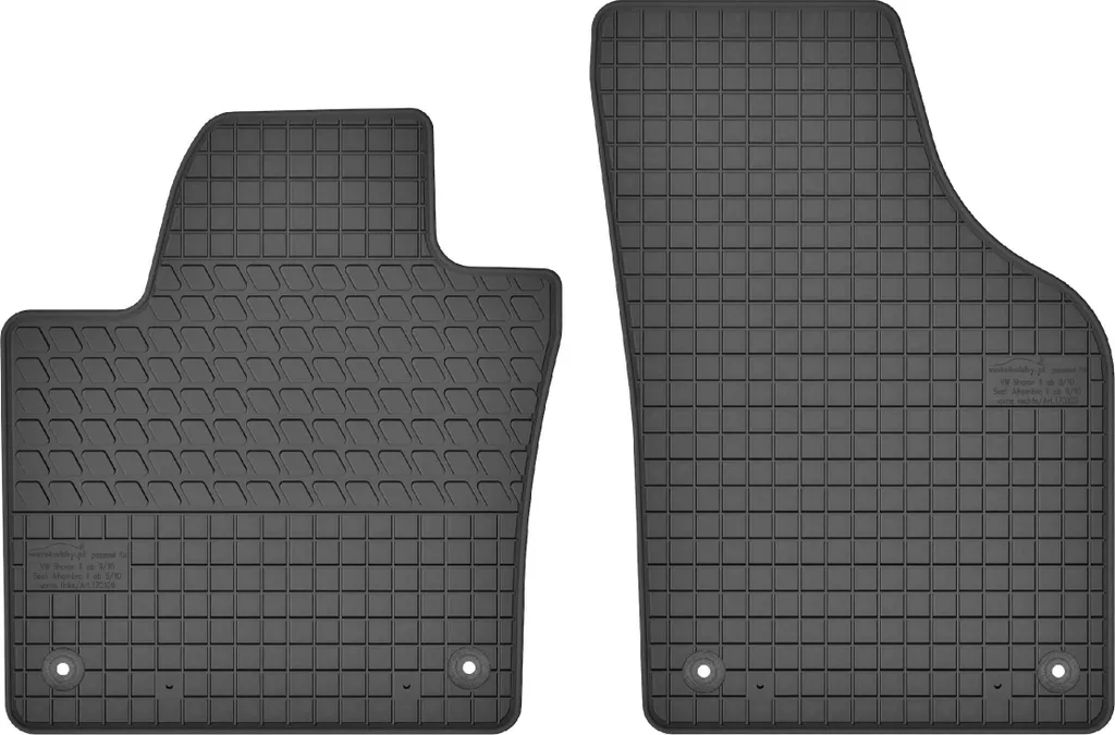 Tappetini Anteriori in Gomma Volkswagen Sharan II: Protezione Su Misura