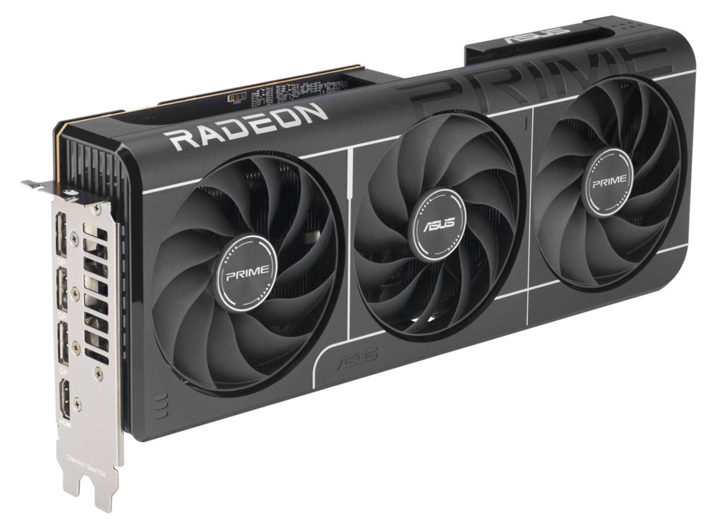 Radeon RX 9070 OC PRIME EVO Edition 16GB (grau, RDNA4, GDDR6, 3x DisplayPort, 1x HDMI)