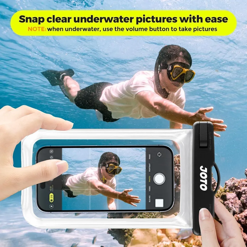 Housse étanche pour iPhone 15 Pro Max idéale pour plage et plongée