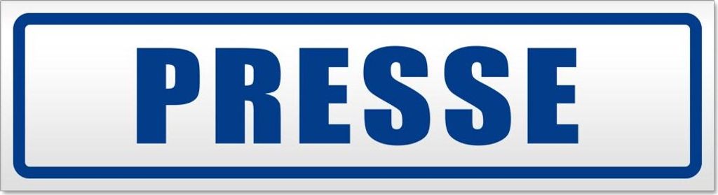 Presse Magnetschild Schild magnetisch