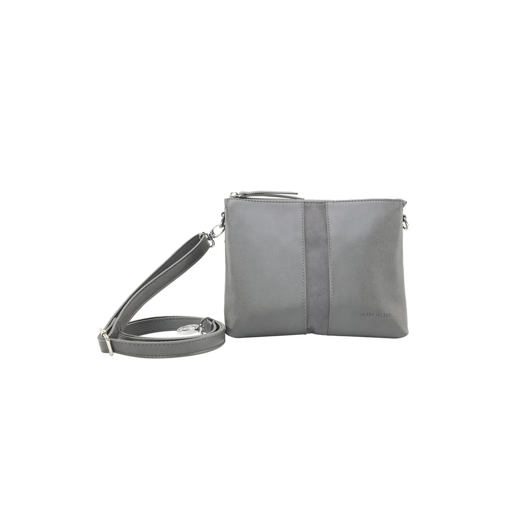 GERRY WEBER Borsa Tracolla Soft Mix SHZ Grigio Scuro 22x17cm