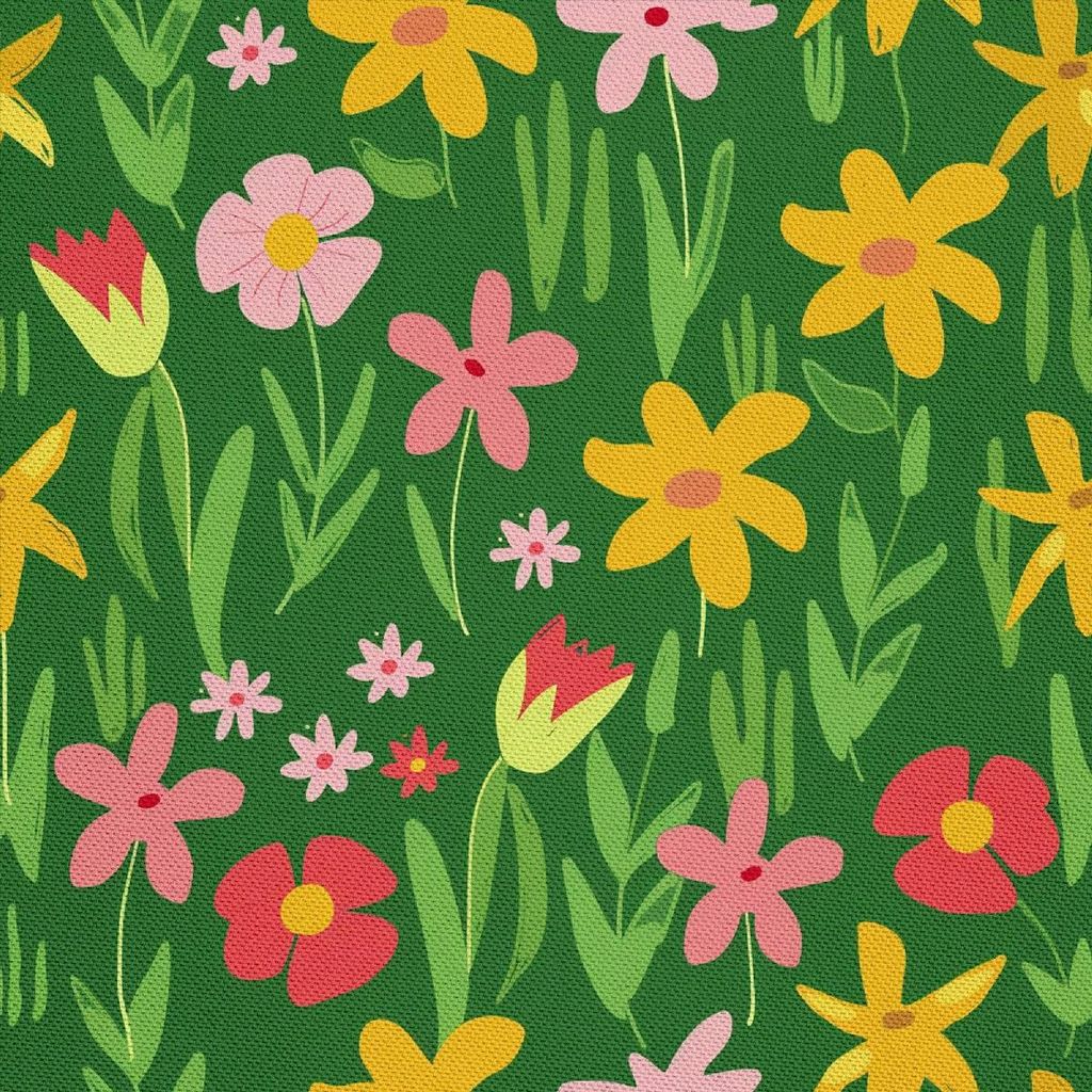 OUTDOOR DEKOSTOFFE OXFORD - Motiv Frühling I DX7191