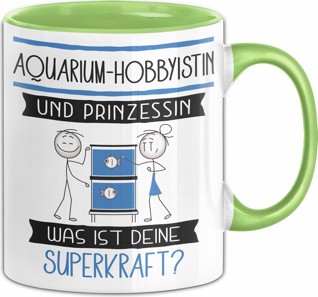 Aquarium-Hobbyistin Und Prinzessin Tasse Geschenk Für Eine Produktbild 