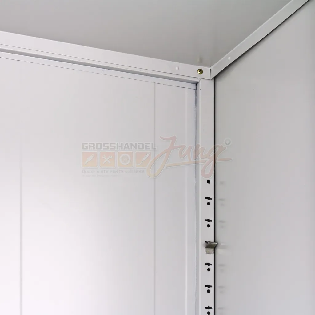 Armoire métallique Eco 180x81x39 cm avec 4 étagères modulables - 6