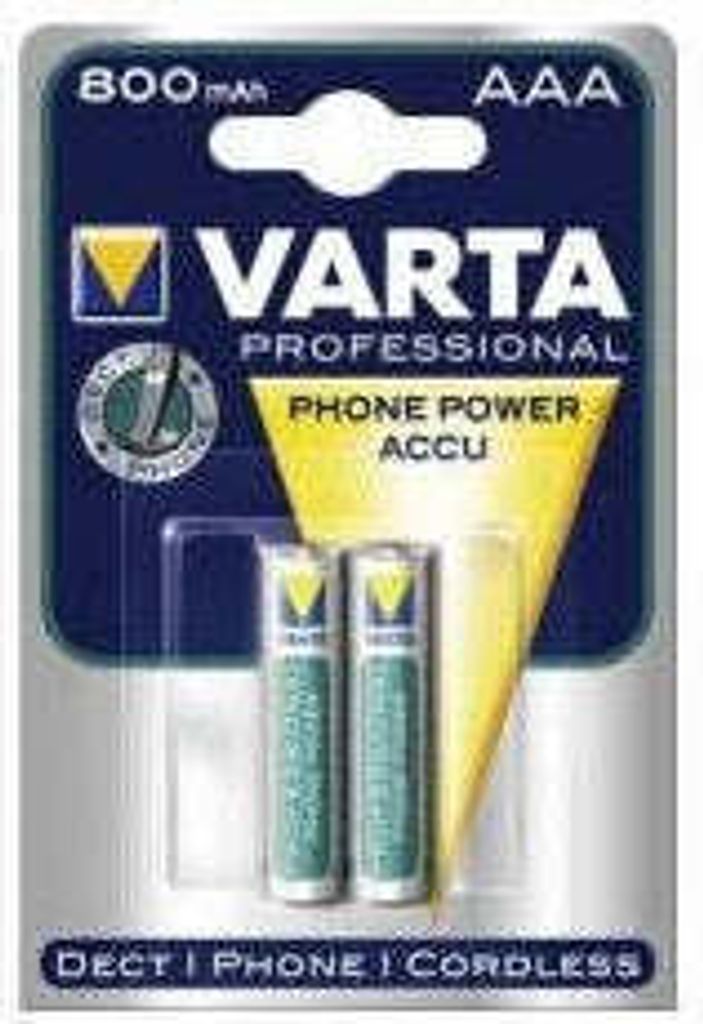 Varta RECHARGE telefónna batéria AAA HR03 800mAh 2ks. Obrázok produktu 10