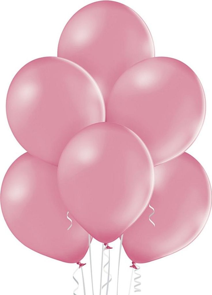 Balony pastelowy Różowy, B105, 30 cm, 50 szt. Zdjęcie produktu 