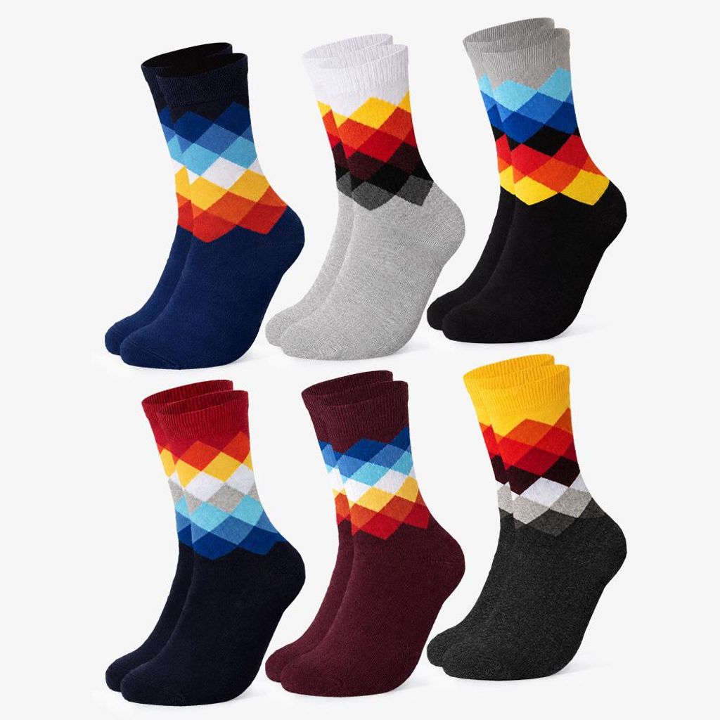 Occulto Herren Bunte Socken 6er Pack (Modell: Sigi) Produktbild 