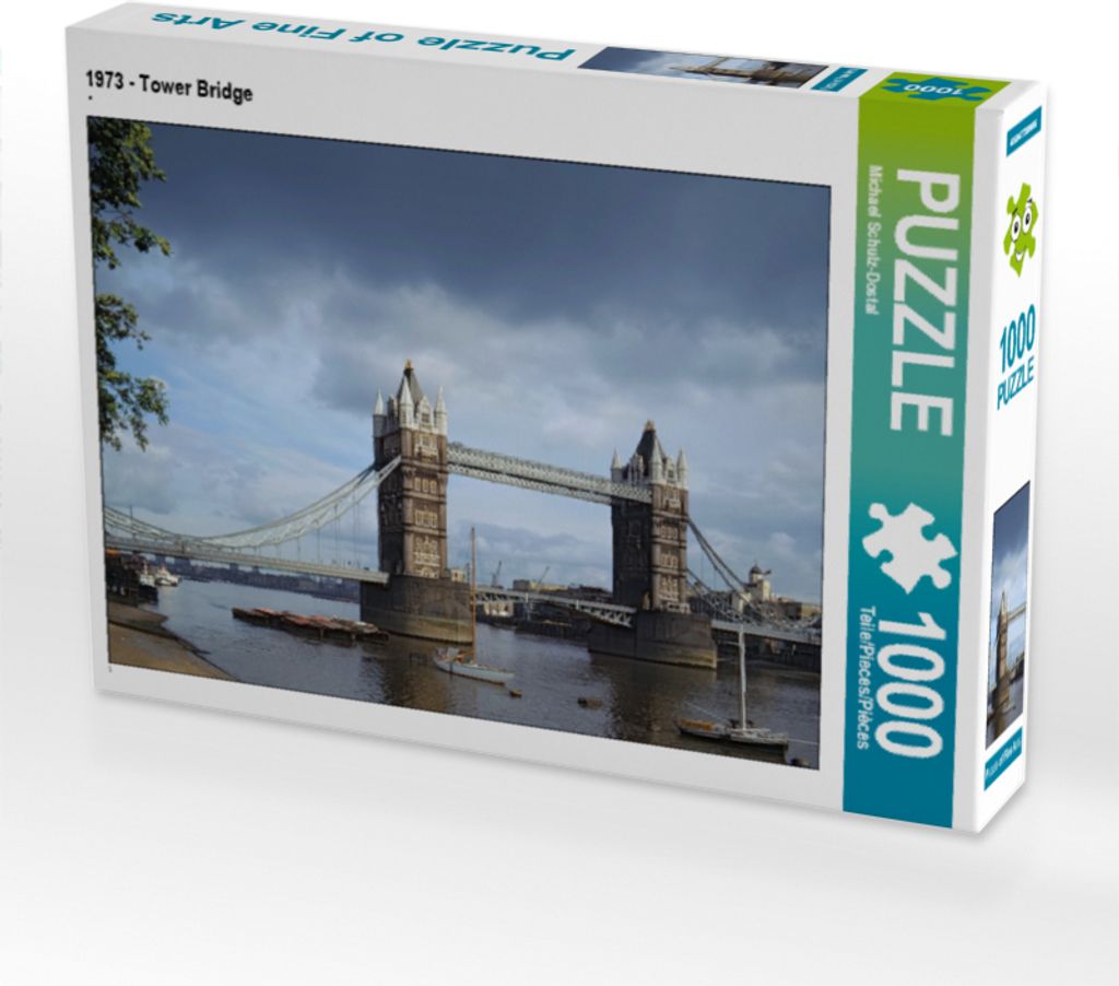CALVENDO Puzzle 1973 - Tower Bridge 1000 Teile Puzzle quer Produktbild 