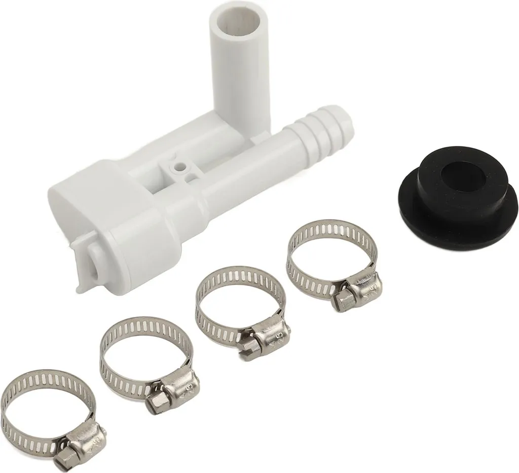 Set rompivuoto per WC 385316906, morsetto in acciaio inox, anello in gomma sigillato, adatto per WC 110 111 130 131 147 148 149