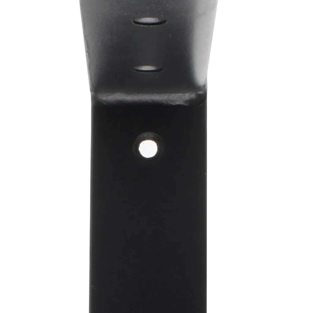 Supporto per Scaffale Zehlendorf 2 Pezzi - Acciaio Robusto Nero - 7