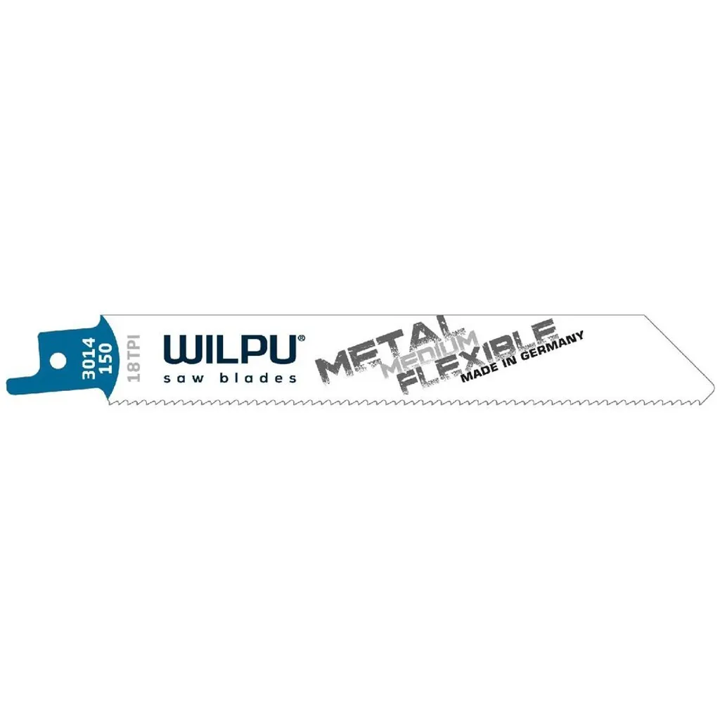 Lame de scie sabre Wilpu flexible 150mm Z18 lot de 100 pour acier dur