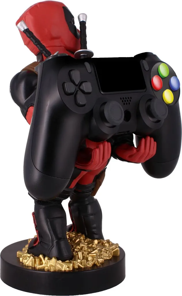 Support Deadpool 21cm Robuste avec Câble Micro-USB pour Gaming et Tech - 15