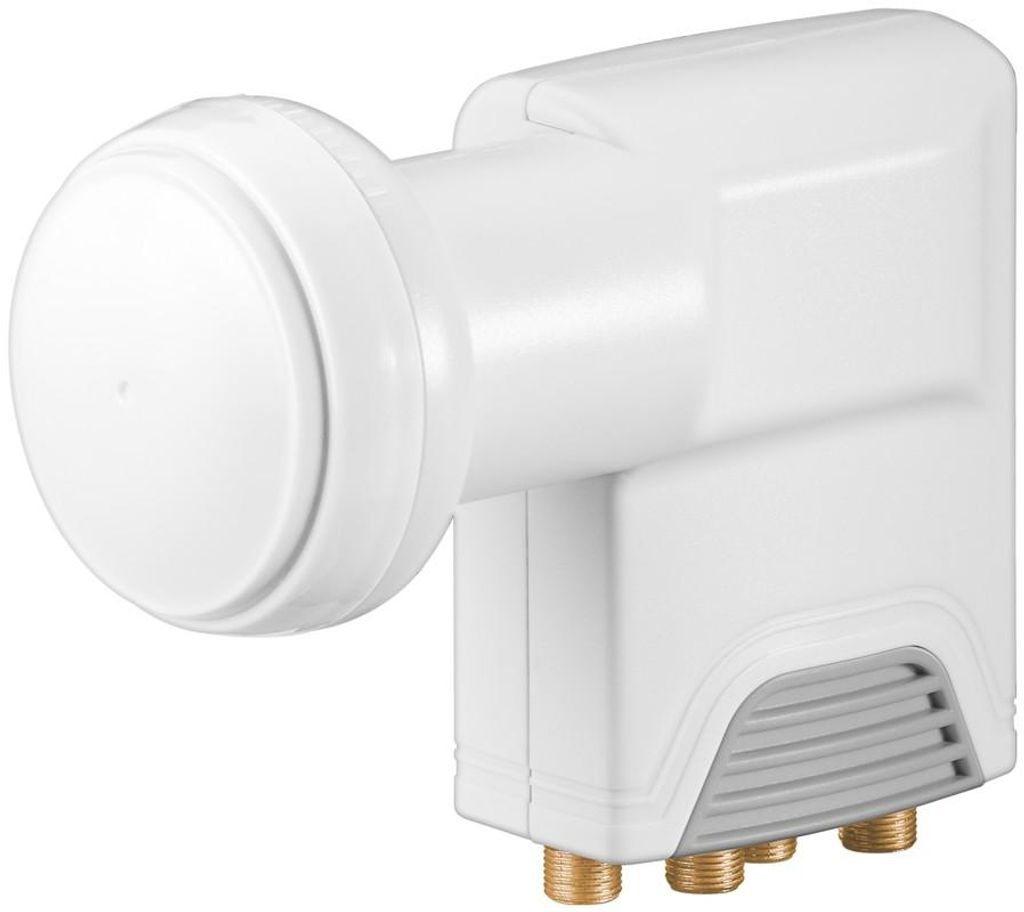 Goobay 67271 LNB Universal Quattro, blanc-gris - LNB SAT Image du produit 