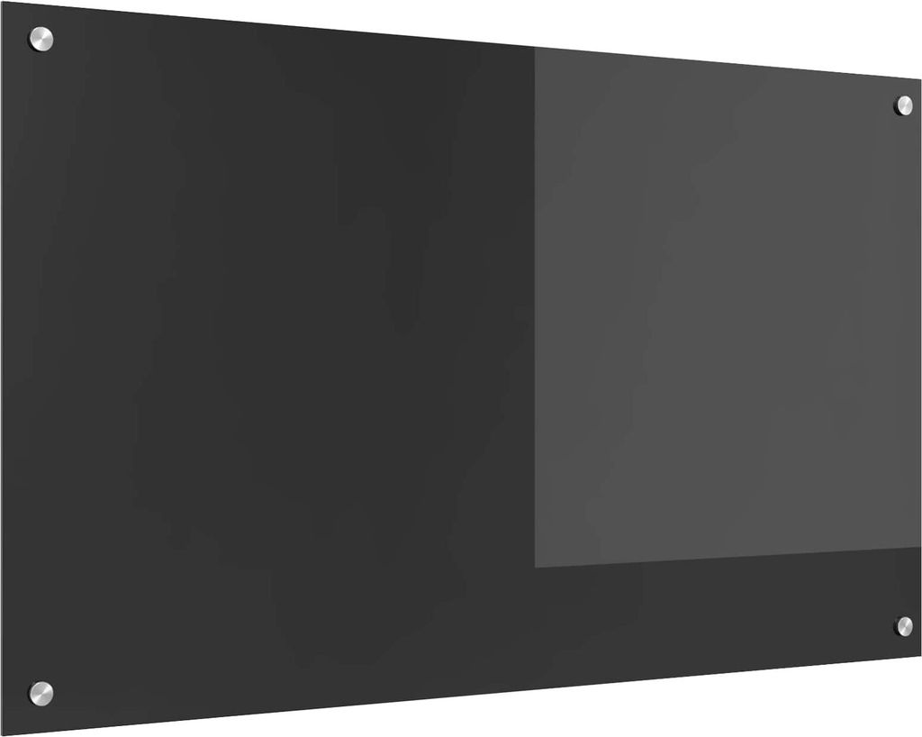 (Angebot 2026)Küchenrückwand langlebig - Spritzschutz - wisch- und wasserfest, Dunkelgrau 100 x 60 cm Gehärtetes Glas GermanyMöbel 71040 - Küc...
