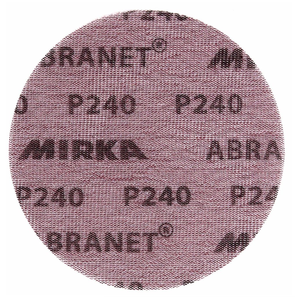 Mirka Abranet Ace P400 Sanding Pads; 125mm & 150mm, Pack of 10 or 50