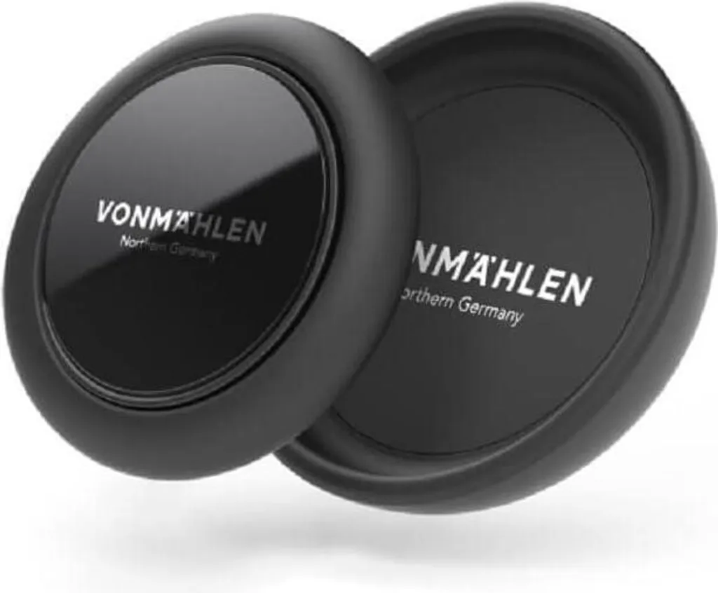 VONMÄHLEN BFD00038 Backflip Pure Black - Anneau Support de Téléphone Noir - 9
