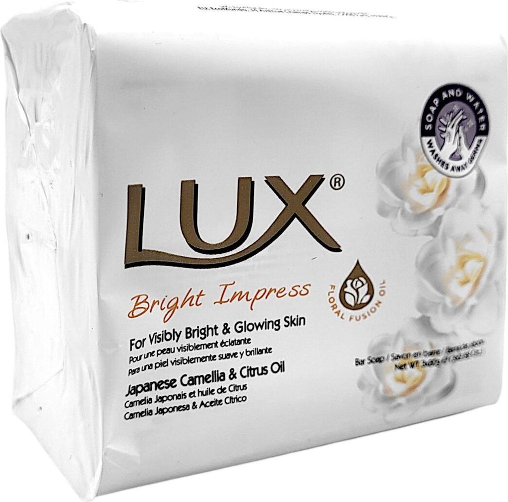 LUX SAPONETTA 80g BRIGHT IMPRESS Bar Soap with Camellia Oil and Citrus