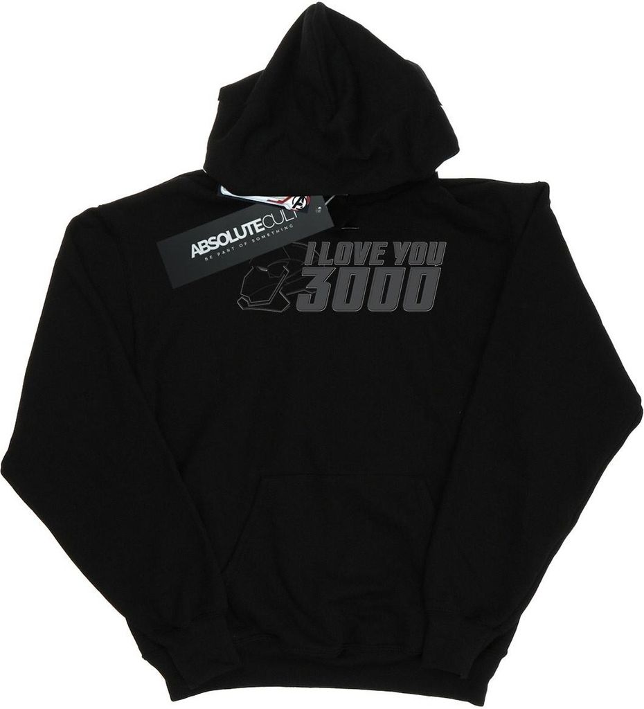 Marvel - "Avengers Endgame I Love You 3000" Kapuzenpullover für Herren BI3064 (5XL) (Schwarz)