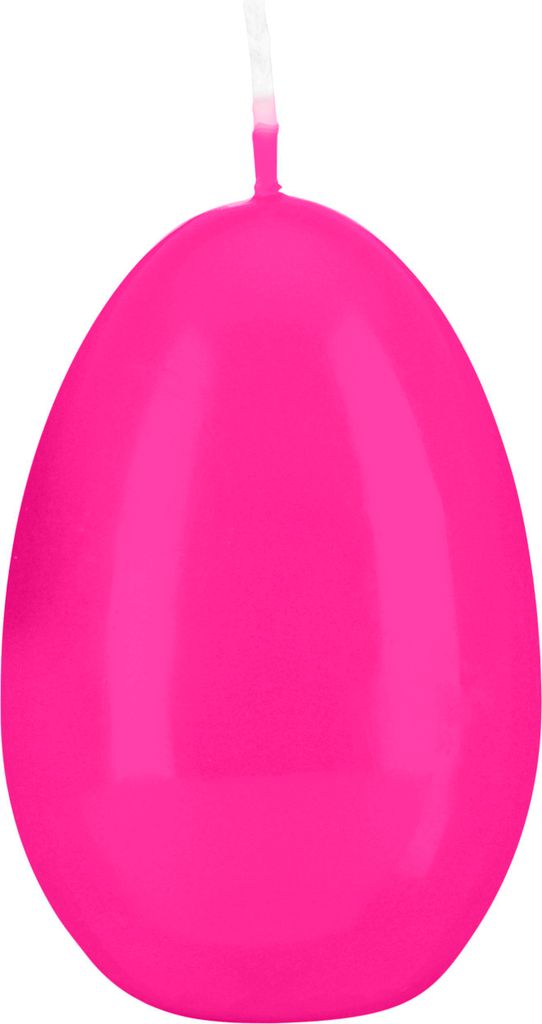 Eikerzen Klarlack Fuchsia Pink 60 x Ø 45 mm, 6 Stück