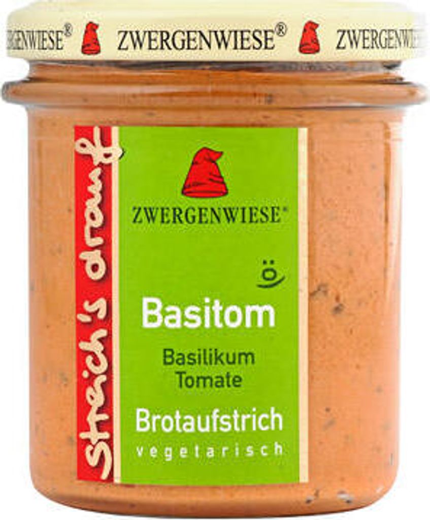 Zwergenwiese Basitom Aufstrich  160g Produktbild 