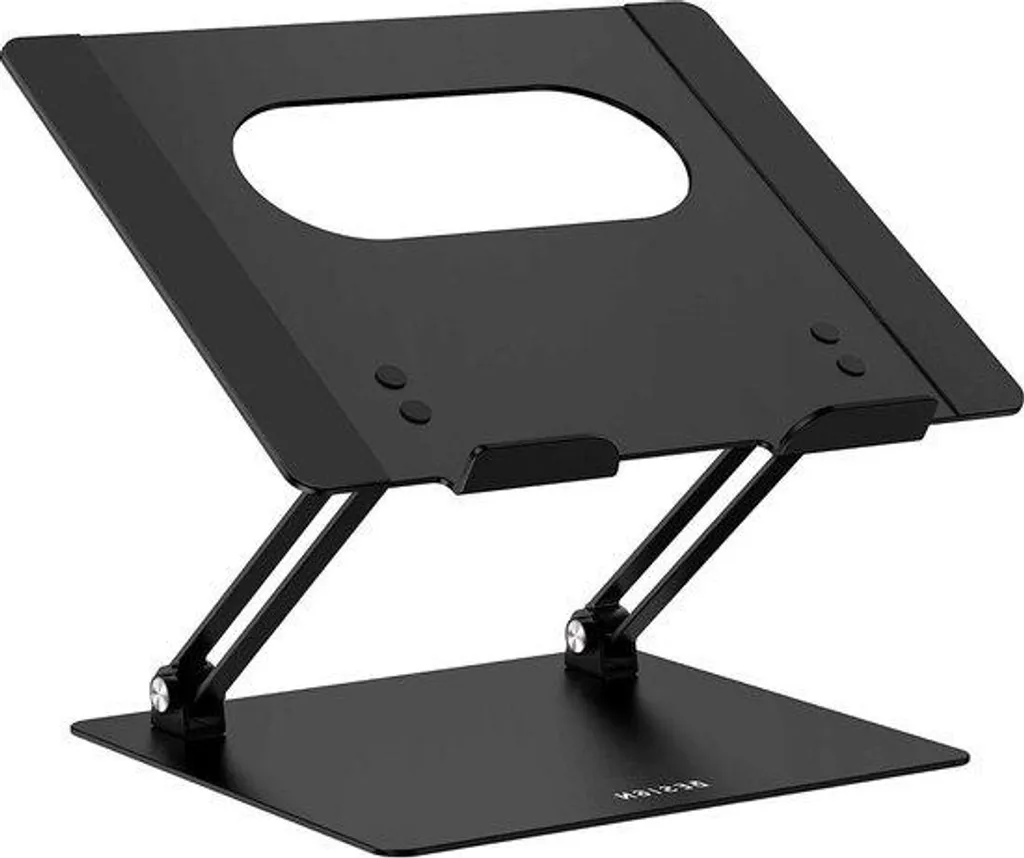 Support PC Portable en Aluminium Robuste - Noir Mat pour Laptop 10-14"