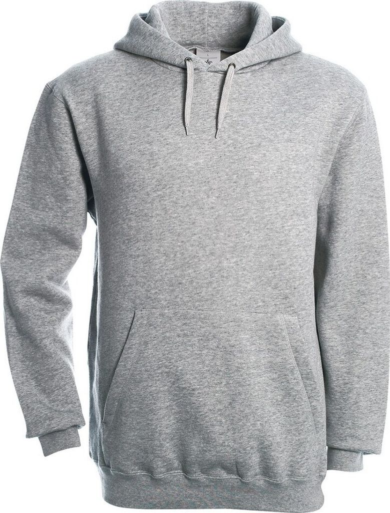 B&C - Kapuzenpullover mit Kapuze für Herren/Damen Uni RW9361 (S) (Grau meliert)