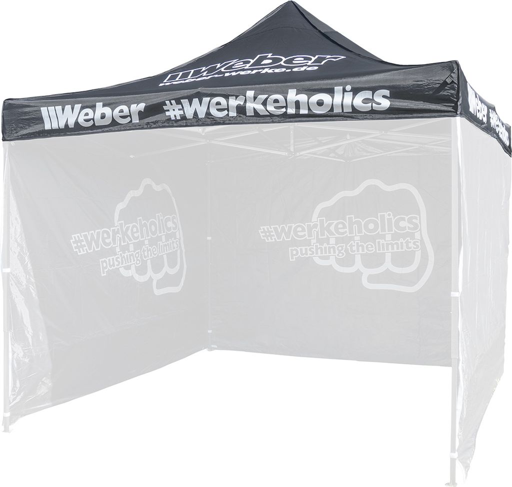 Dachplane für Easy-Up Zelt 3 x 3 m schwarz Produktbild 