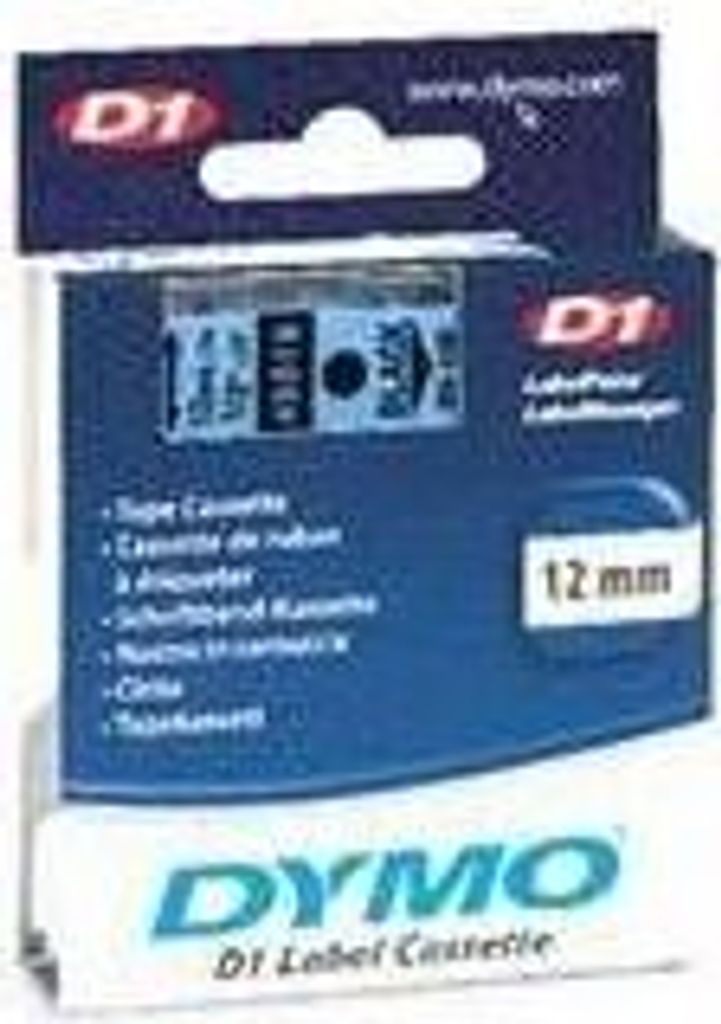 Schriftband D1 45016 schwarz/blau 12mmx7m DYMO Produktbild 