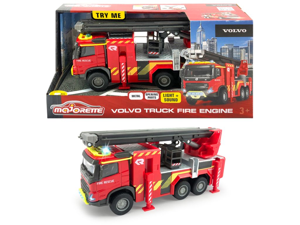 Majorette Volvo Truck Fire Engine Produktbild 