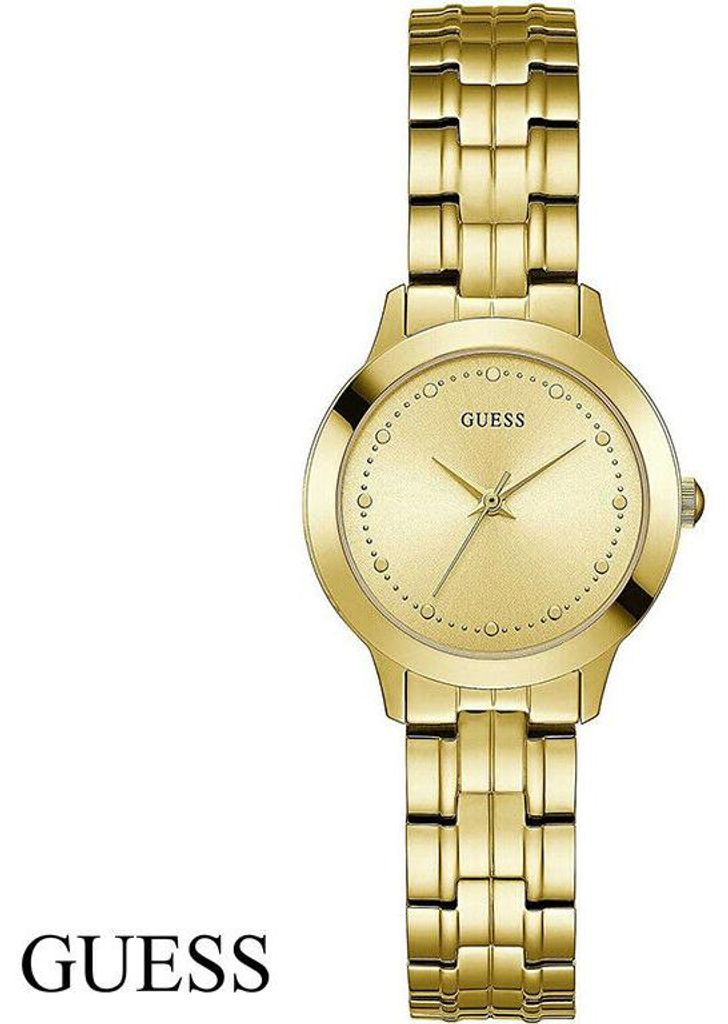 Guess W0989L2 Chelsea gold Edelstahl Armband Uhr Damen NEU Produktbild 
