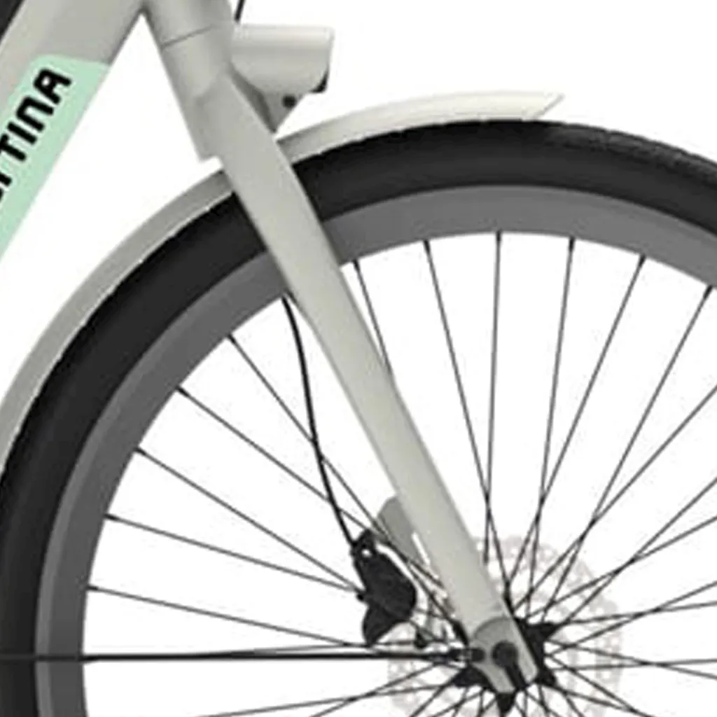 Fourche Cortina E-Nite argent mat : réparez votre vélo électrique favori