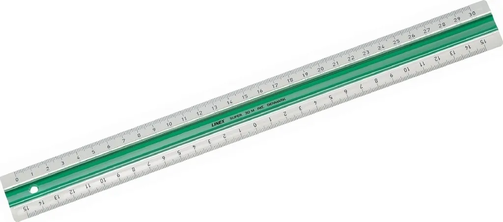 Règle 30 cm antidérapante verte : fini les glissades lot de 10 unités
