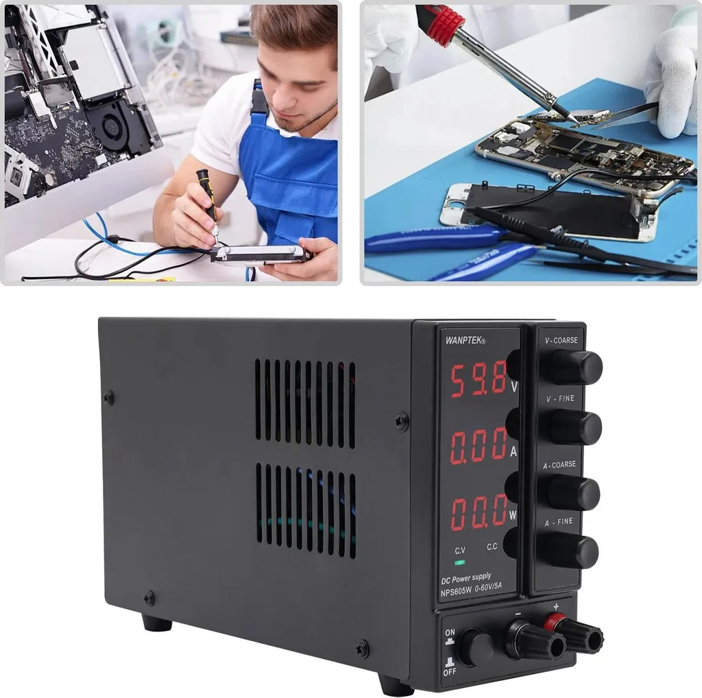 Alimentation réglable 60V 5A idéale pour réparation électronique