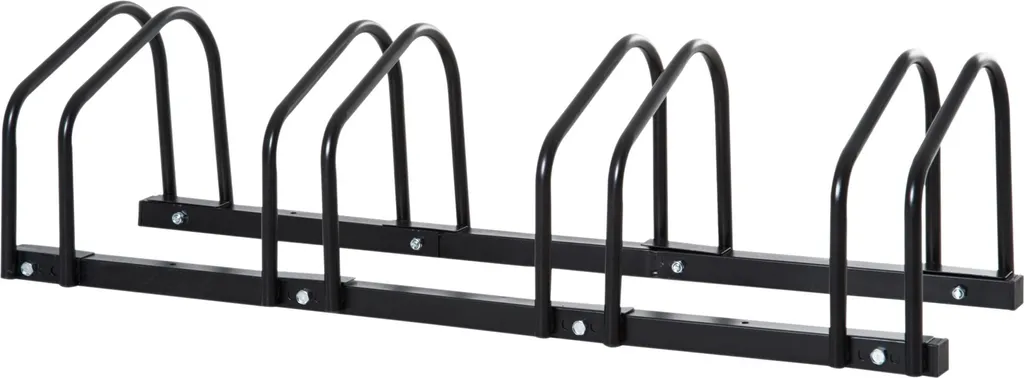 Range-vélos 5 places pour garage et jardin, fixation murale ou au sol